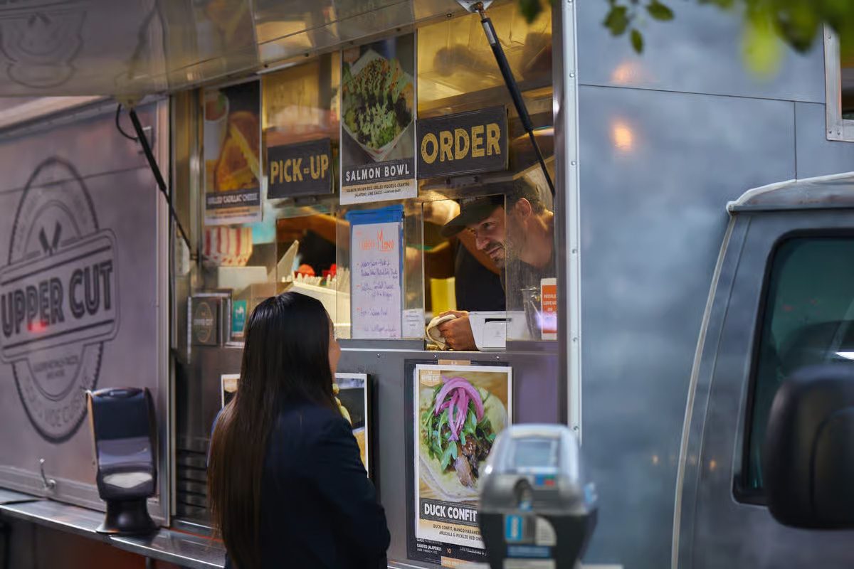 UpperCut food truck exterior at Spark Social Mission Bay San Francisco